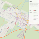Map of Amersham in Felt