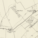 Map of Upper and Lower Bottom House farms