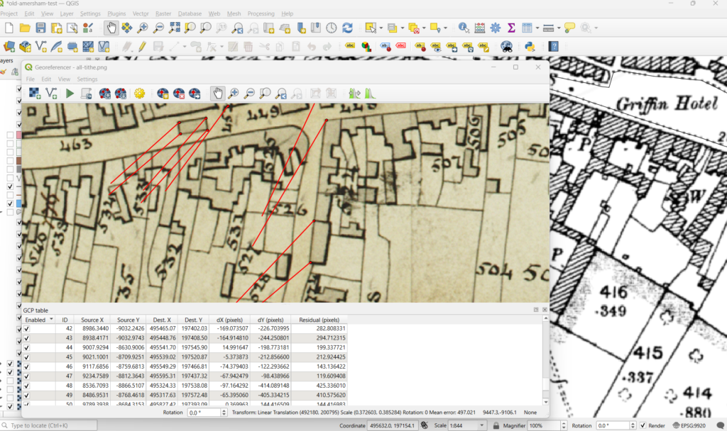Georeferencing in QGIS
